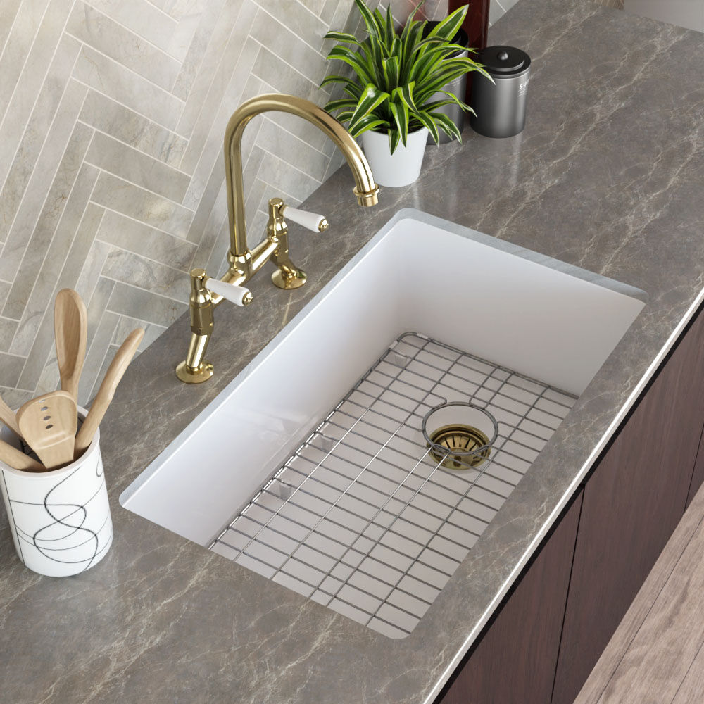 Valquest 31" Undermount Fireclay Single Bowl Kitchen Sink