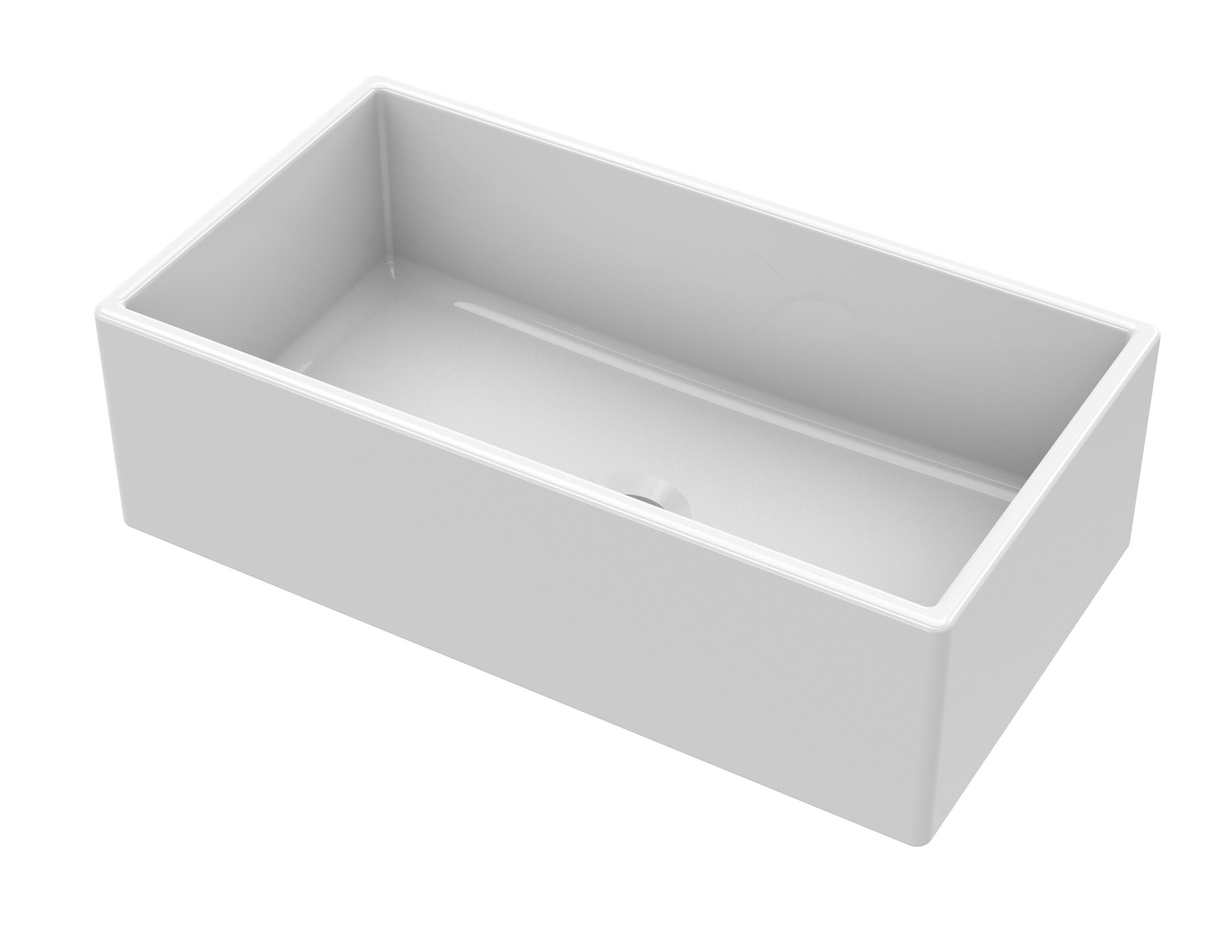 Valquest 33" Apron Front Fireclay Single Bowl Kitchen Sink