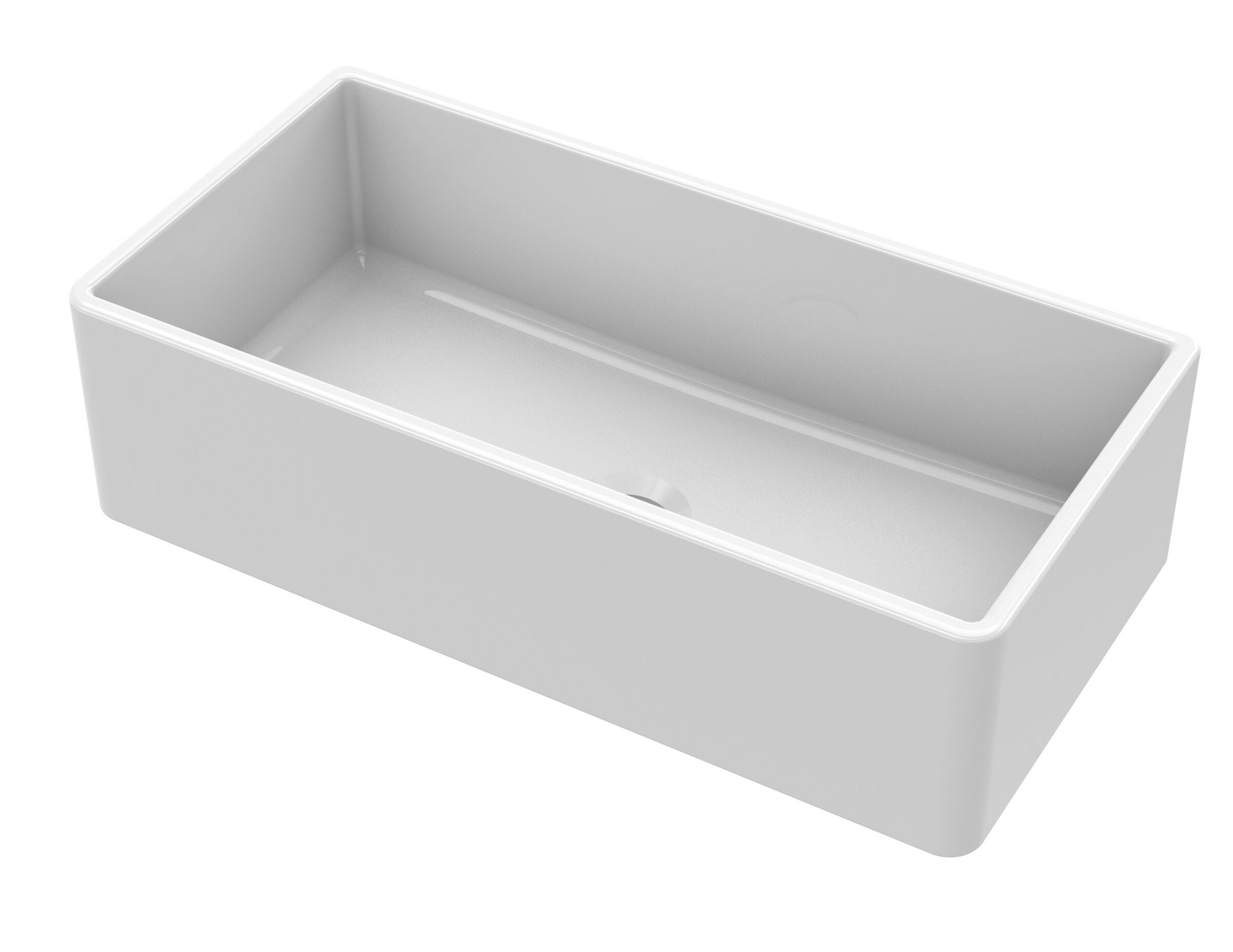 Valquest 36" Apron Front Fireclay Single Bowl Kitchen Sink